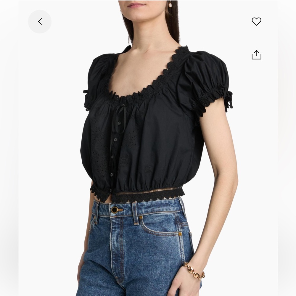 Doen Nera top, black, size L - Picture 2 of 7